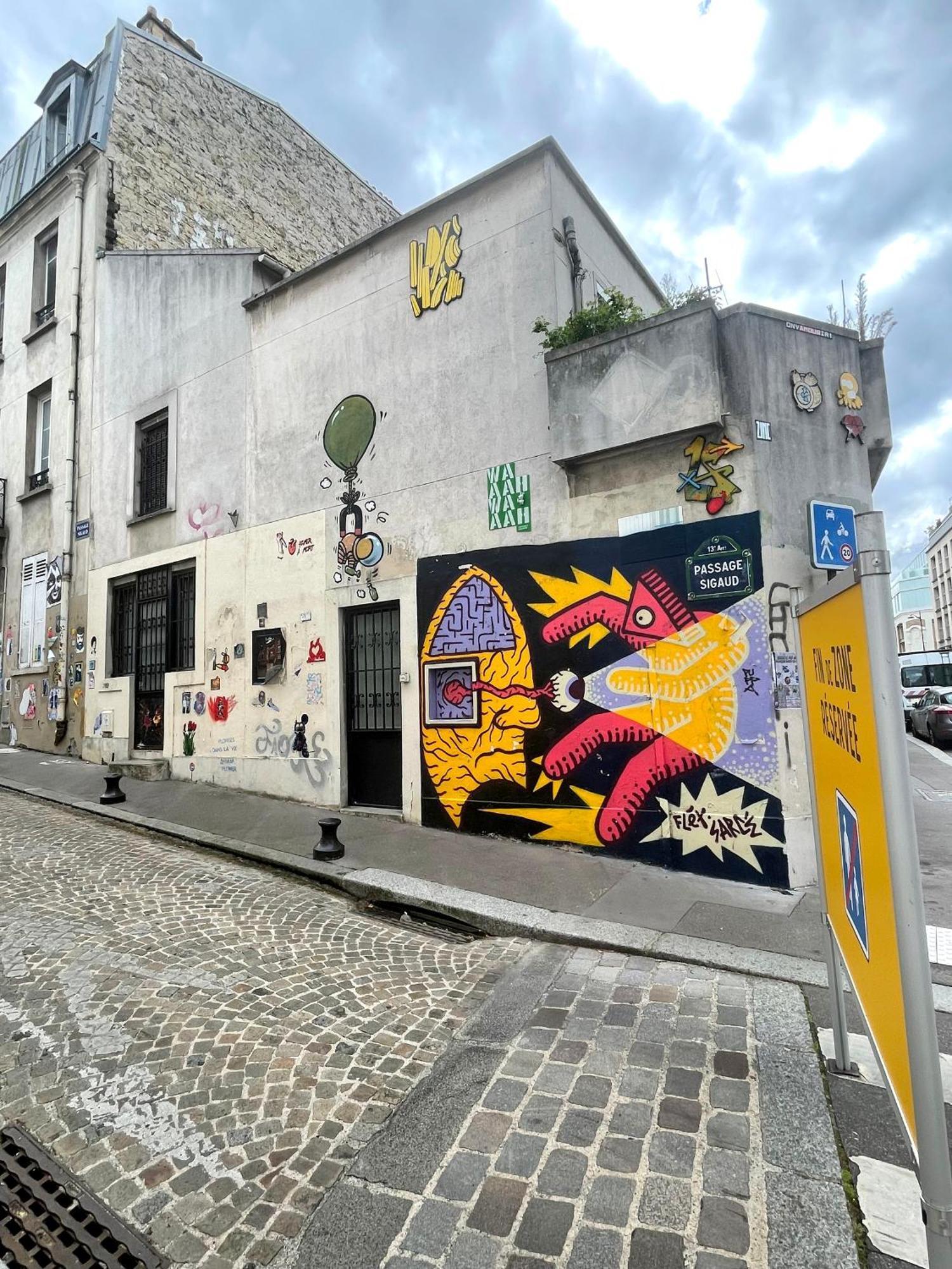 Studio Paris 13 Quartier Butte-Aux-Cailles Экстерьер фото
